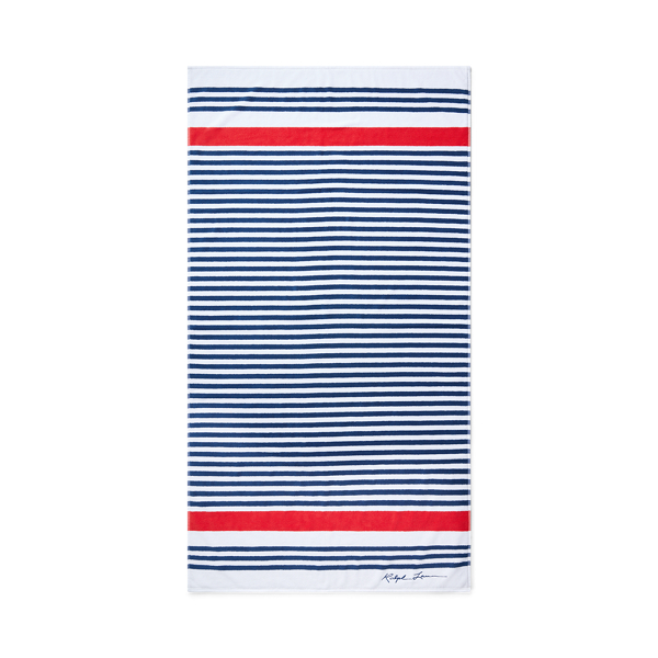 Ralph Lauren Home Telo da spiaggia Healy a righe 1