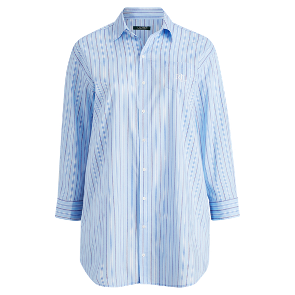 Bluestp Cotton-Blend Sleep Shirt Lauren Woman 1