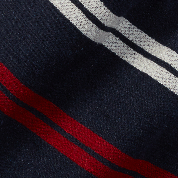 Navy/Red Striped Bourette Narrow Tie Polo Ralph Lauren 3