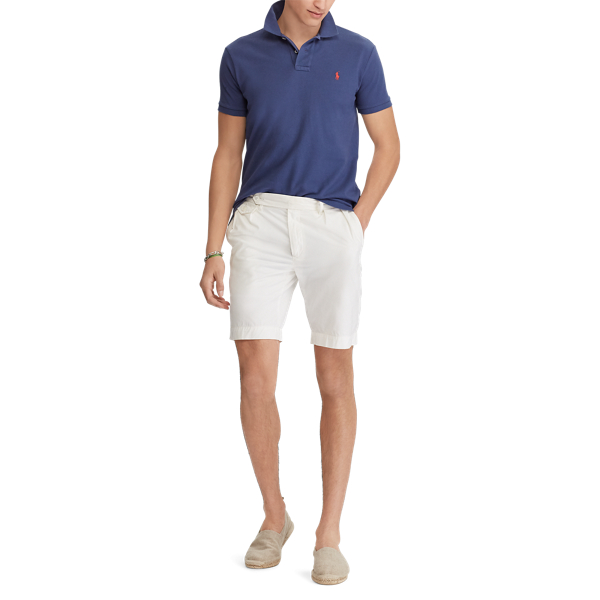 Light Navy Classic Fit Mesh Polo Shirt Big & Tall 2