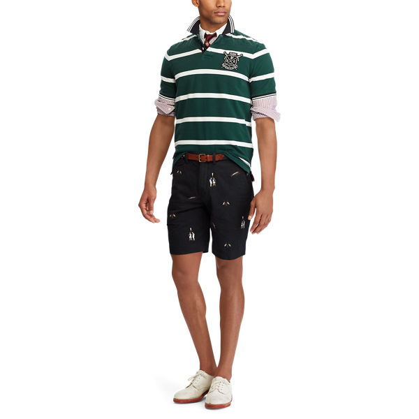 College Green Multi Classic Fit Mesh Polo Shirt Big & Tall 2