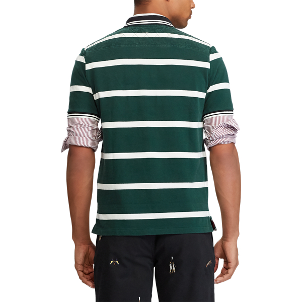 College Green Multi Classic Fit Mesh Polo Shirt Big & Tall 4