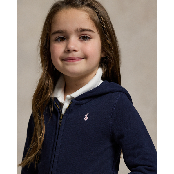 Fleece-Kapuzenjacke Girls 1.5-6.5 Years in Edles Lila 5