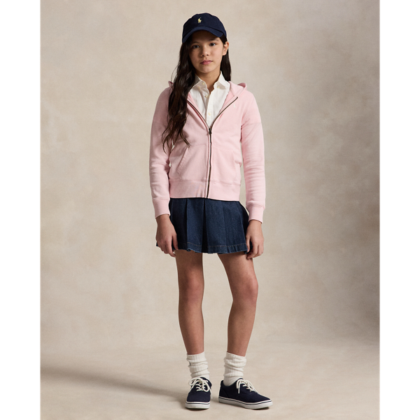 Hint Of Pink French Terry Hoodie Girls 7-16 5