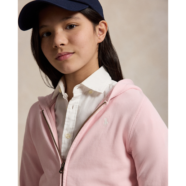 Hint Of Pink French Terry Hoodie Girls 7-16 6