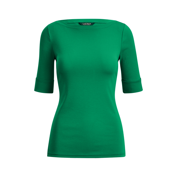 Cotton Boatneck Top Lauren 1