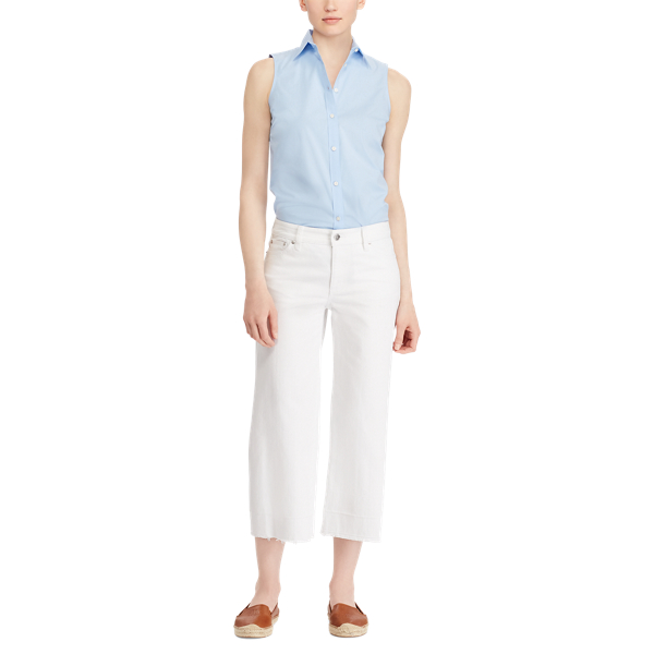 Ärmellose Bluse Lauren in Blue 2