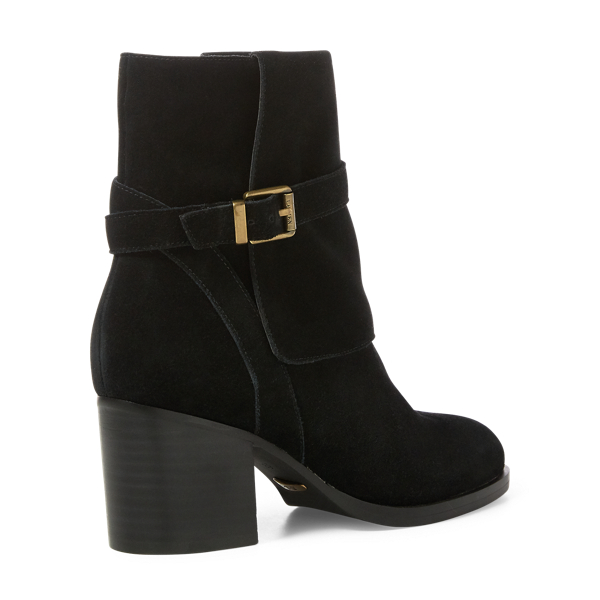 Black Gilda Suede Boot Lauren 4