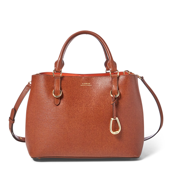 Saffiano Leather Satchel Ralph Lauren DE