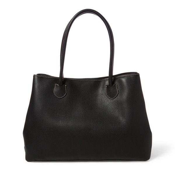 Leather Market Tote