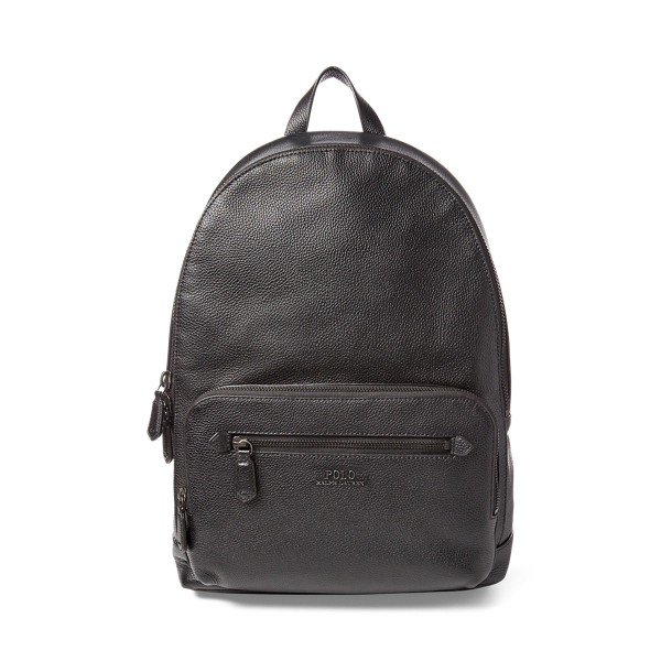 Pebbled Leather Backpack Polo Ralph Lauren 1