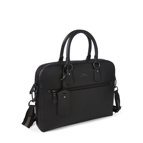 Pebbled Leather Briefcase