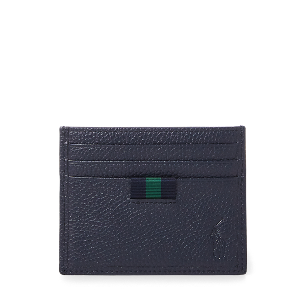 Pebbled Leather Card Case