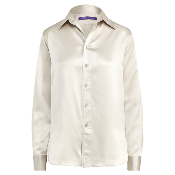 Camicia Bacall in raso Ralph Lauren Collection in 2