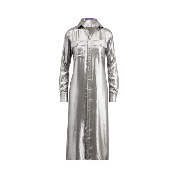 Christiane Foil Shirtdress Ralph Lauren Collection 1