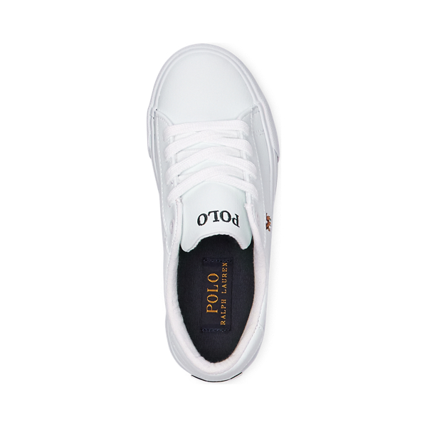 White Easten II Faux-Leather Sneaker Child 3