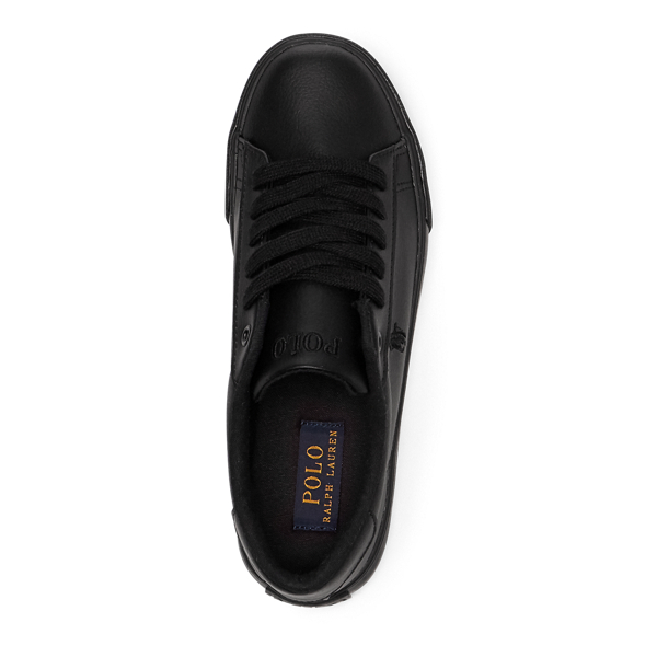 Triple Black Easten Faux-Leather Sneaker Junior 3