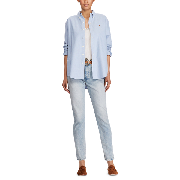 Cotton Oxford Big Shirt for Women | Ralph Lauren® PA