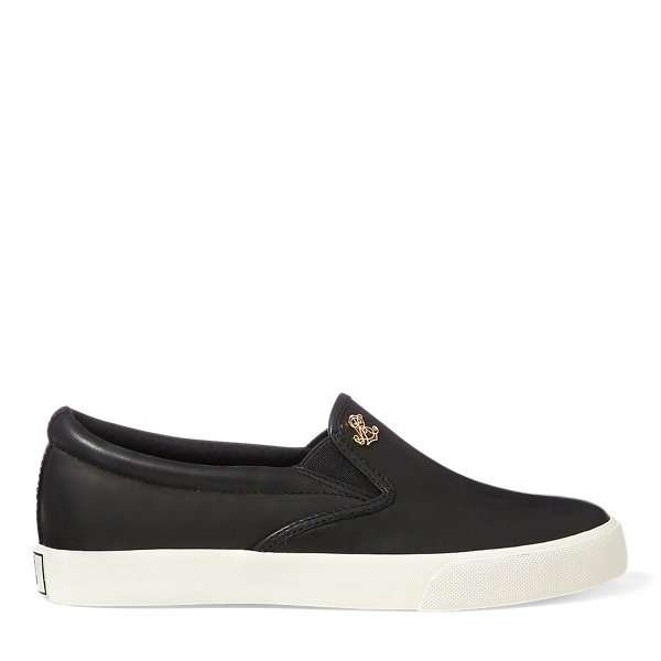 Ralph lauren womens slip on sneakers on sale