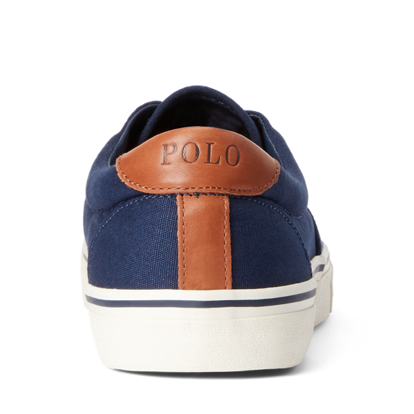 Navy Thorton Canvas Low-Top Sneaker Polo Ralph Lauren 4