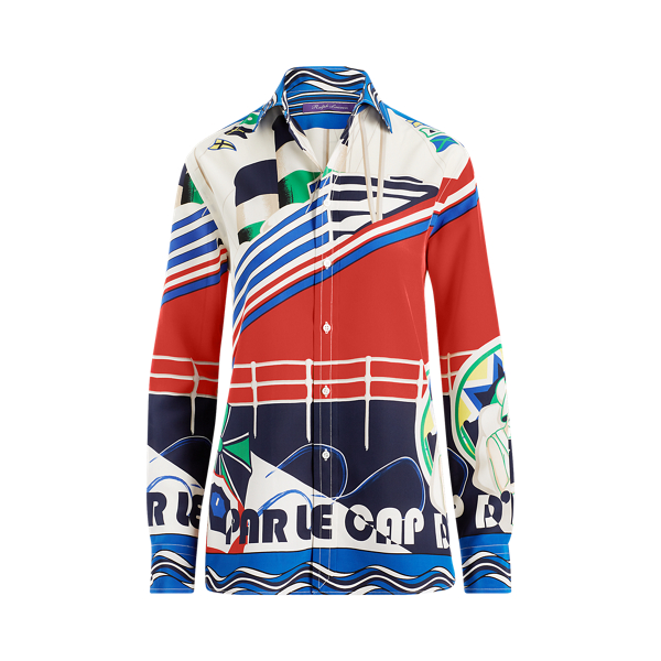 Adrian Crepe de Chine Shirt Ralph Lauren Collection 1