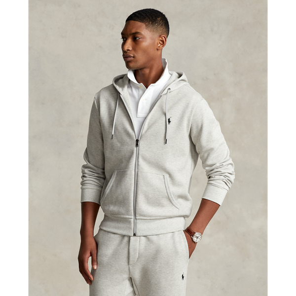 Double Knit Full Zip Hoodie for Men Ralph Lauren UK