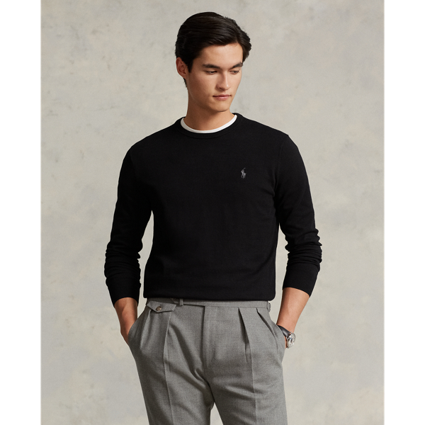 Ralph lauren black knitted jumper online