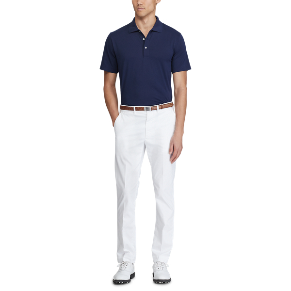 Polo Active-Fit Performance Polo Golf en Marine raffin&eacute; 2