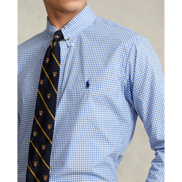 Blue/White Classic Fit Checked Shirt Polo Ralph Lauren 6
