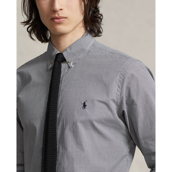 Chemise classique &agrave; carreaux Polo Ralph Lauren en Black/White 6