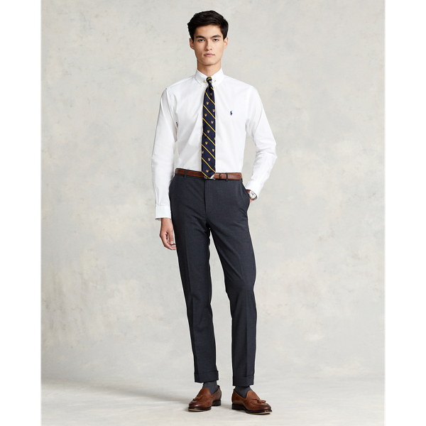 White Classic Fit Poplin Shirt Polo Ralph Lauren 4
