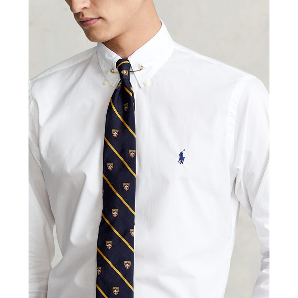 White Classic Fit Poplin Shirt Polo Ralph Lauren 6