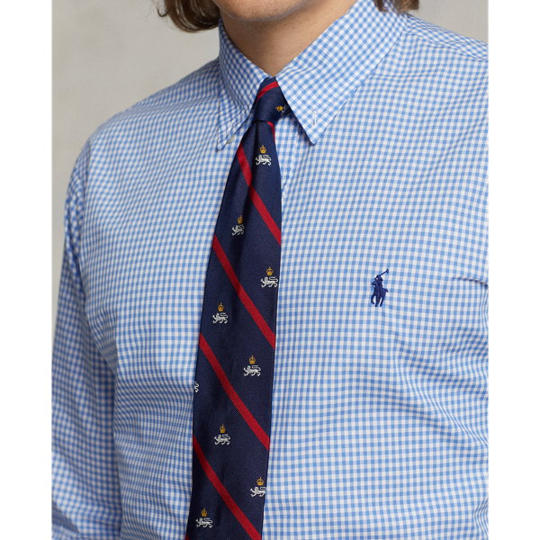 Slim-Fit Karohemd aus Popeline Polo Ralph Lauren in Blue/White 6