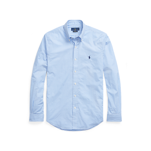 Slim-Fit Karohemd aus Popeline Polo Ralph Lauren in Blue/White 2