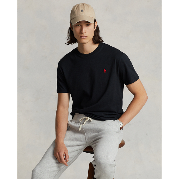 Polo cotton jersey crewneck tee sale