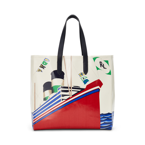 Steamliner Canvas Tote Bag Ralph Lauren Collection 1