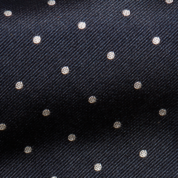 Navy Polka-Dot Silk Tie Purple Label 3