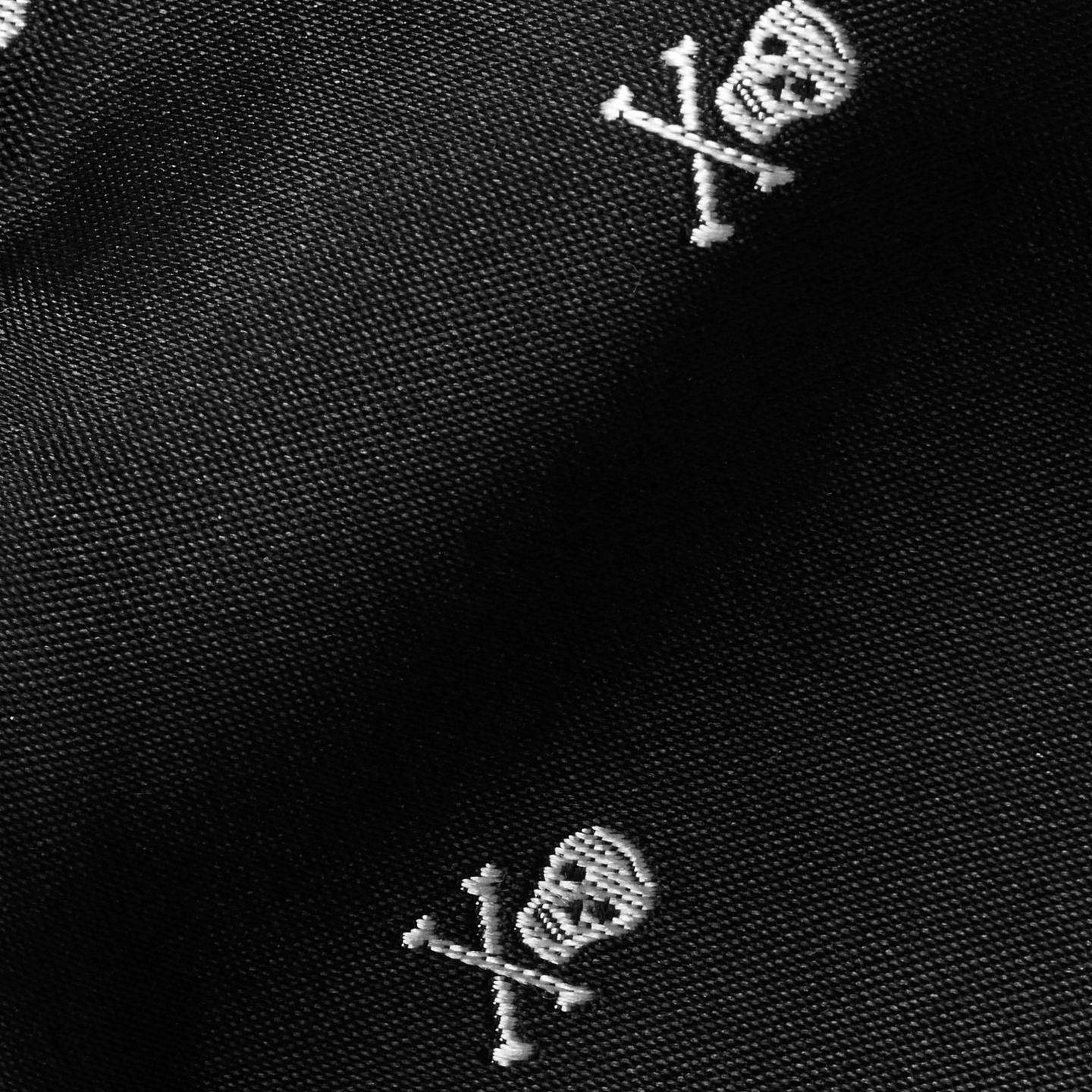 Мужские галстуки Ralph Lauren Skull-and-Bones Silk Bow Tie, цвет: Чёрный / Белый — фото 2