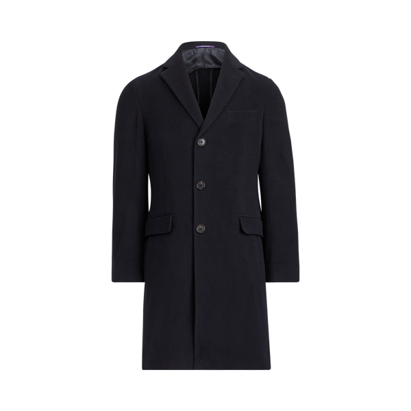 Wool-Cashmere Topcoat Purple Label 1