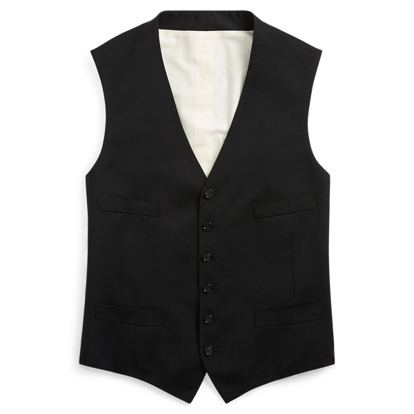 Chaleco Ralph Lauren De Lana Serge - Hecho En Italia