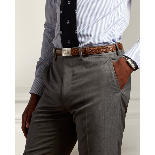 Gregory Hand-Tailored Wool Serge Trouser