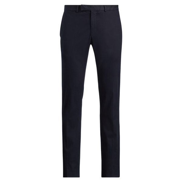 Adirondack Navy Slim Fit Stretch Twill Trouser Purple Label 6