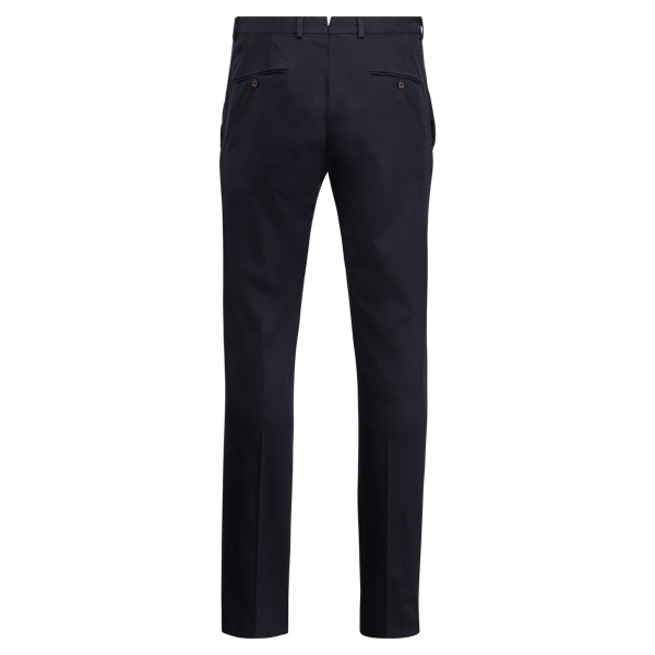Adirondack Navy Slim Fit Stretch Twill Trouser Purple Label 7