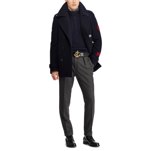 Cls Chairman Navy W/ Cls Wool-Cashmere Peacoat Purple Label 4