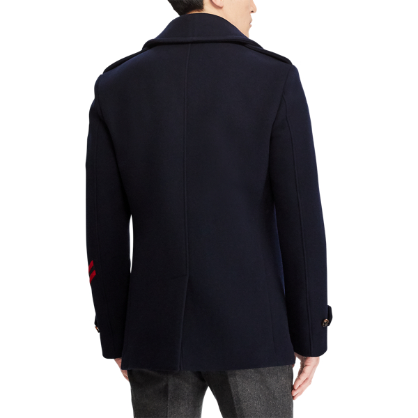 Cls Chairman Navy W/ Cls Wool-Cashmere Peacoat Purple Label 6