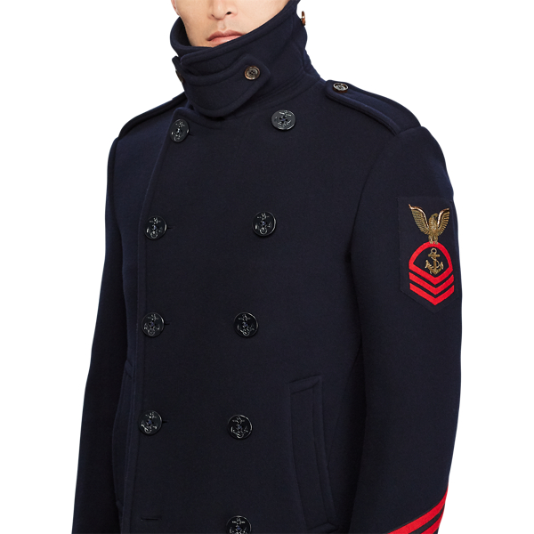 Cls Chairman Navy W/ Cls Wool-Cashmere Peacoat Purple Label 7