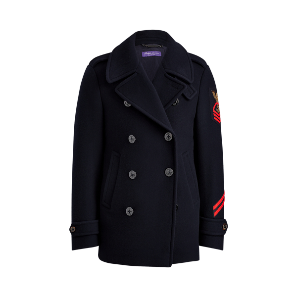 Cls Chairman Navy W/ Cls Wool-Cashmere Peacoat Purple Label 2