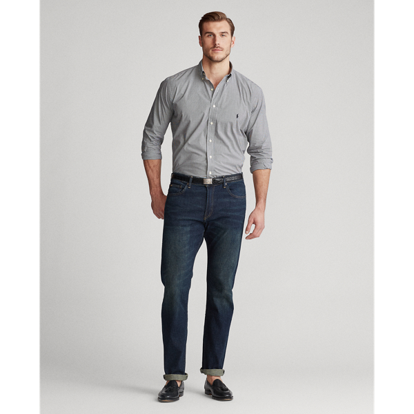 Blue/White Check Checked Poplin Shirt Big & Tall 3