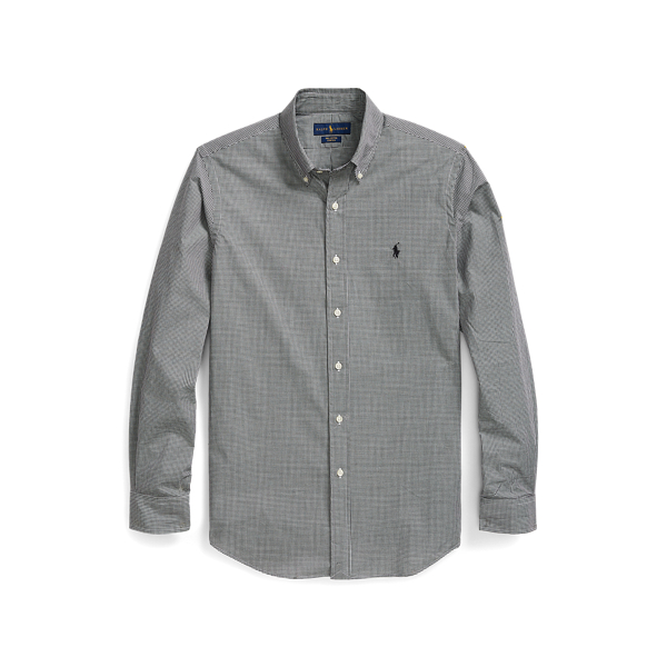 Blue/White Check Checked Poplin Shirt Big & Tall 2