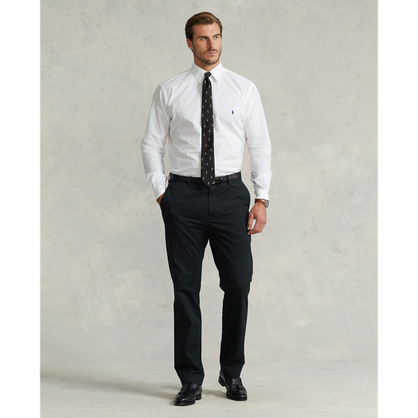 Hemd aus Popeline Big & Tall in Weiß 4